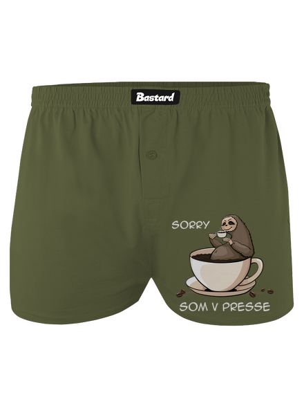 V presse pánske trenky Khaki