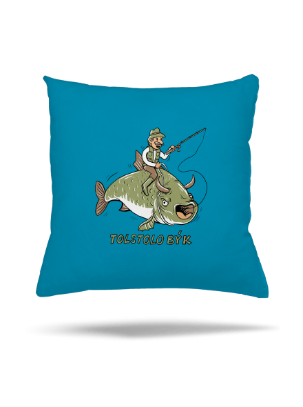 Tolstolobýk vankúš Blue Turquoise
