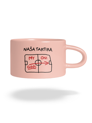 Naša taktika hrnček makronka Pink Macaron