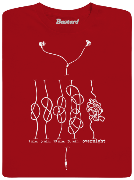 Škola uzlovania detské tričko Red