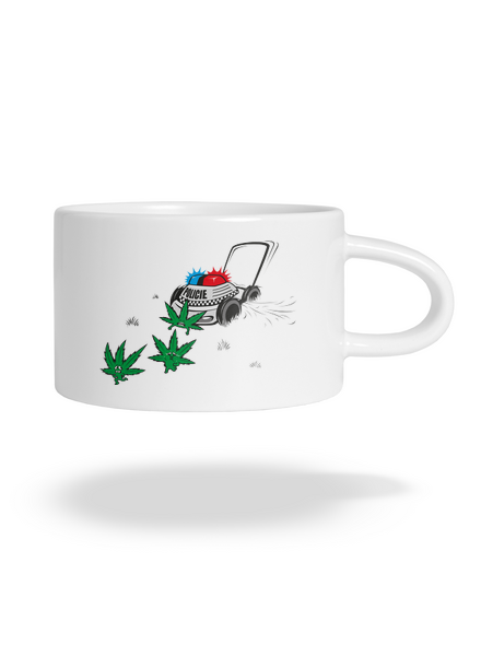 Ganja kríza hrnček makronka White