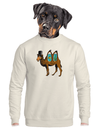 unisex mikina bez kapucne