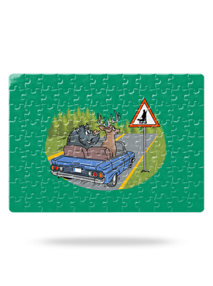 Poľovník puzzle White