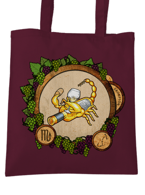 Vínny horoskop: Škorpión taška Burgundy