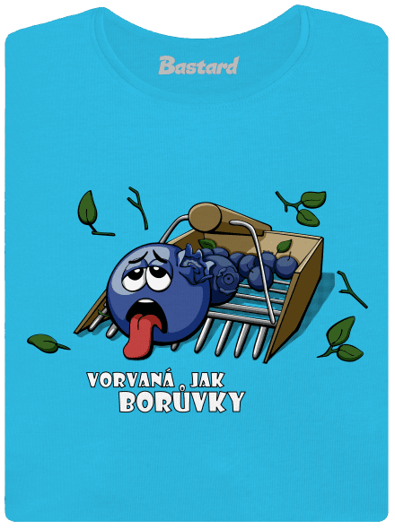 Čučoriedky dámske tričko Blue Atol