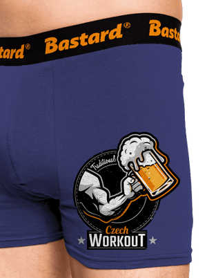 Czech workout boxerky Blue Navy