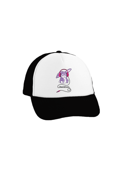 DNB šiltovka truckerka Black cap