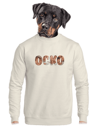 unisex mikina bez kapucne