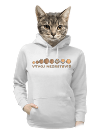 dámska mikina klokanka