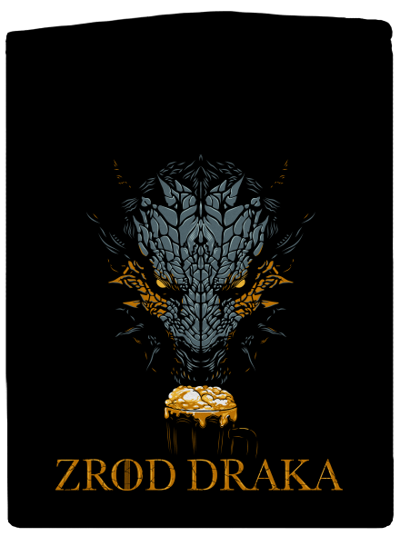 Zrod draka dámska mikina na zips Black