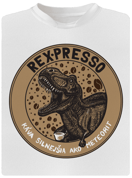 Rex-presso detské športové tričko White