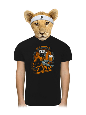 Spotreba 7 na 100 detské športové tričko Black