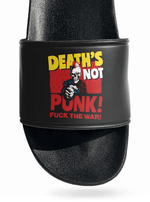 Death's not punk šľapky Black