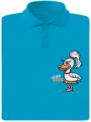 Lejdy Gaga pánska polokošeľa Blue Atol