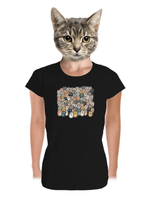 Nájdi čerta dámske tričko prémium Black