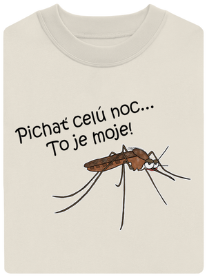 Komár s výdržou unisex mikina bez kapucne Off White