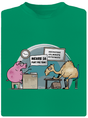 Nehrb sa detské športové tričko Kelly Green Mal