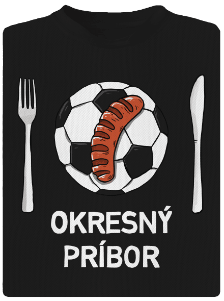 Okresný príbor detské športové tričko Black