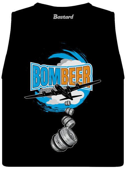 BomBeer dámske tielko voľné Black