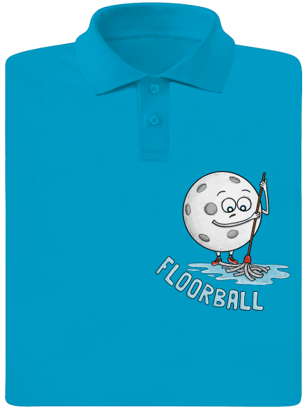 Floorball pánska polokošeľa Blue Atol