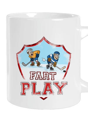 Fart Play veľký hrnček White