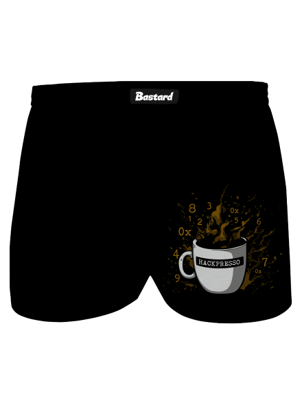 Hackpresso  pánske trenky Black