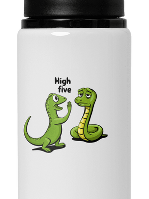 High Five flaša na vodu White