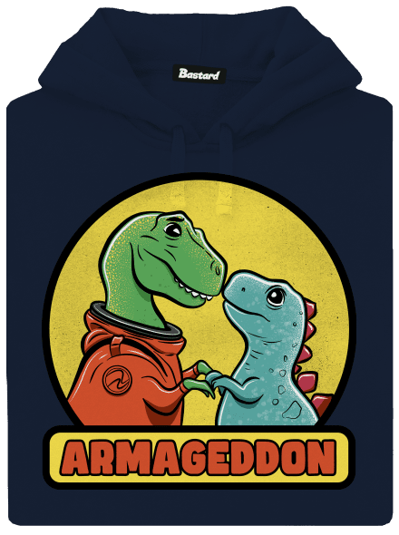 Armageddon pánska mikina klokanka Navy
