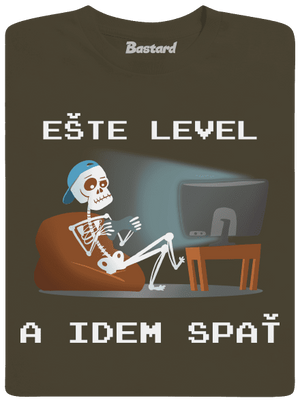 Ešte level pánske tričko Urban Khaki