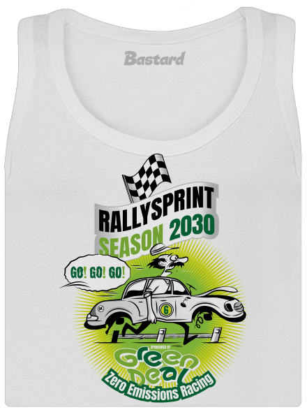 Rallysprint 2030 dámske tielko klasické White
