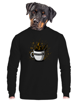 unisex mikina bez kapucne