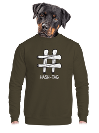 unisex mikina bez kapucne