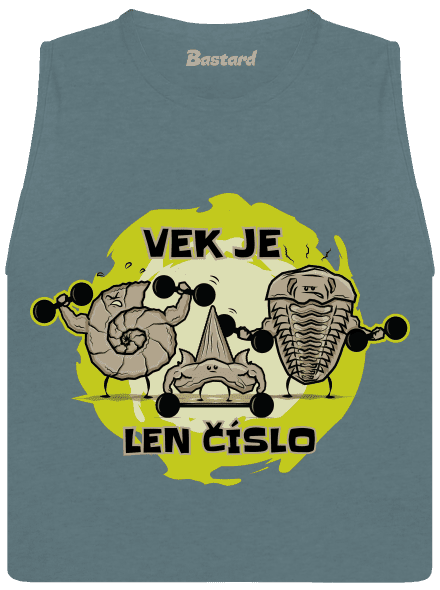 Vek je len číslo dámske tielko voľné Heather Deep Teal