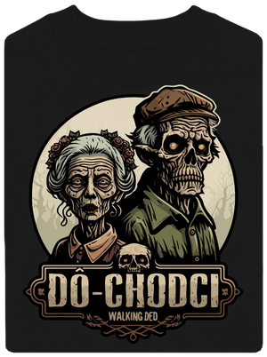 Dô-chodci unisex mikina bez kapucne Black