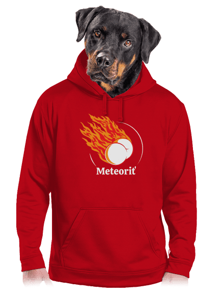 Meteoriť pánska mikina klokanka Red