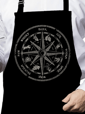 Alkoholický kompas zástera Black