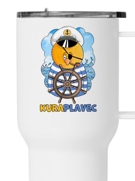 Kuraplavec termohrnček White