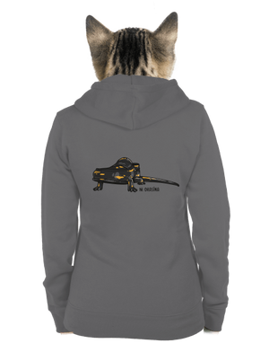 dámska mikina na zips