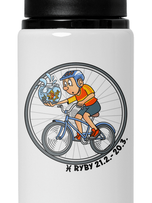 Cyklistický horoskop: Ryby flaša na vodu White