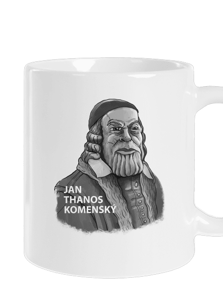 Jan Thanos Komenský klasický hrnček White