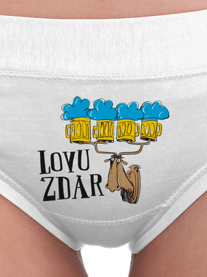 Lovu zdar dámske nohavičky White