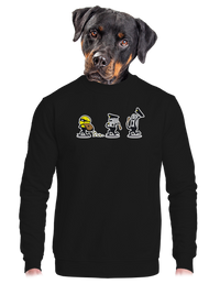 unisex mikina bez kapucne