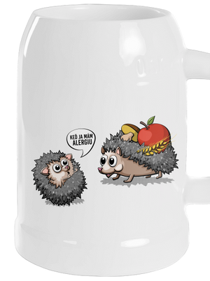 Alergický ježko polliter White