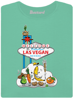 Las Vegan dámske tričko prémium Mint Mal