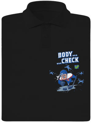 Body check pánska polokošeľa Black