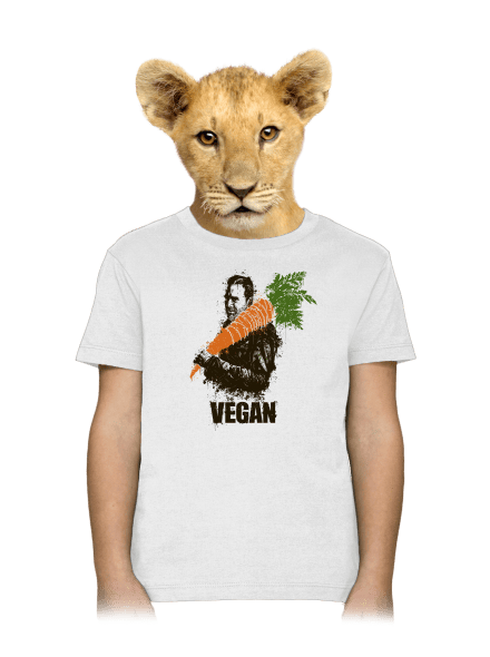 Vegan detské tričko White
