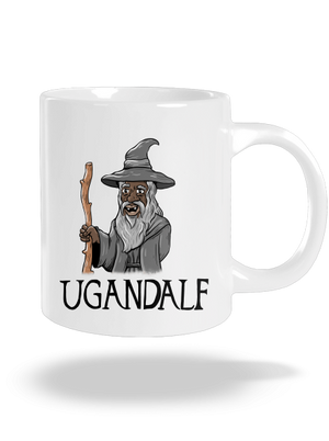 Ugandalf veľký hrnček White