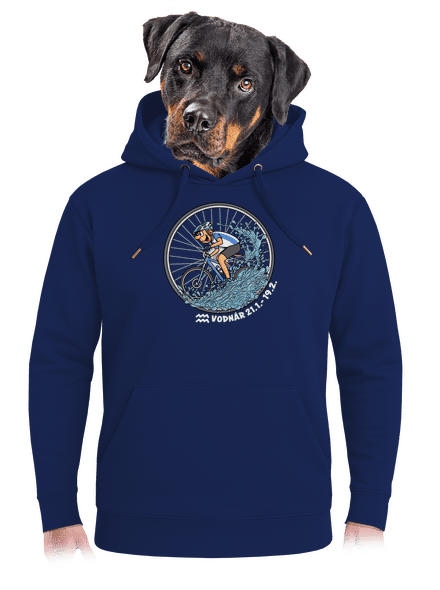 Cyklistický horoskop: Vodnár unisex mikina premium Navy