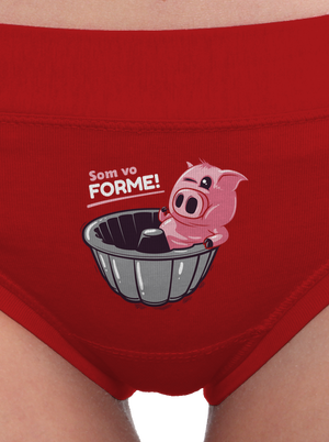 Vo forme dámske nohavičky Red Mal