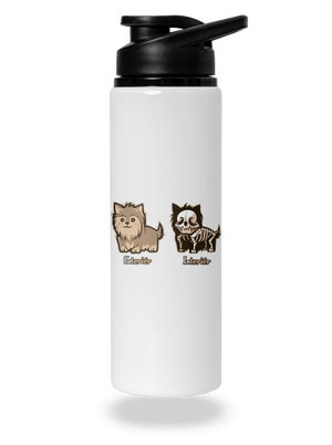 Teriér flaša na vodu White